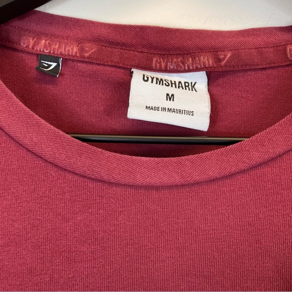 Gymshark Burgundy Shirt Size M - Picture 4 of 9